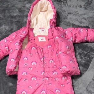 The Children's Place Pink Rainbow Kids Matching Set